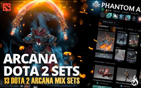 Dota 2 Arcana Mix Sets - Full Guide