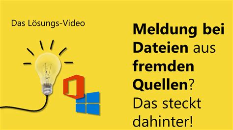 Meldung Bei Dateien Aus Fremden Quellen Das Steckt Dahinter Team