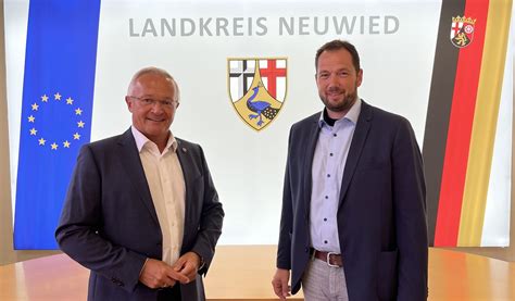 Antrittsbesuch Von Manuel Seiler Bei Landrat Achim Hallerbach In