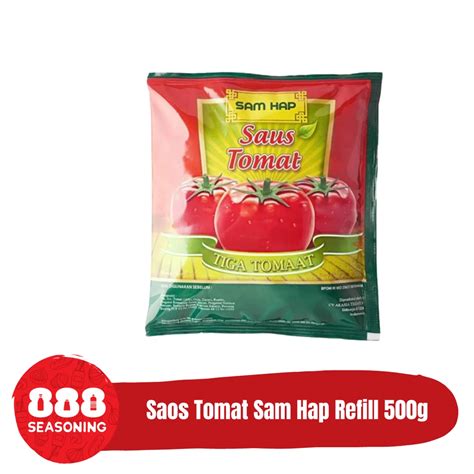 Jual SAUS TOMAT SAM HAP Cap Tiga Lombok REFILL 500ml Shopee Indonesia