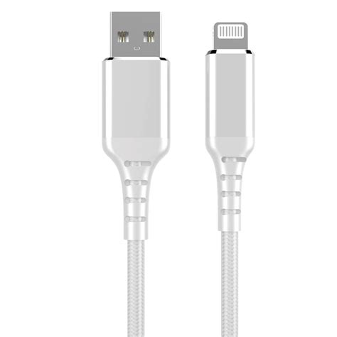 USB A Naar Lightning Kabel Aansluiting 1 USB A Male Aansluiting 2