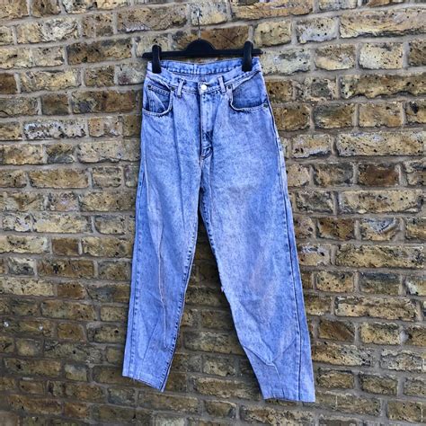 Vintage Late 80s High Waisted Denim Jeans With Depop