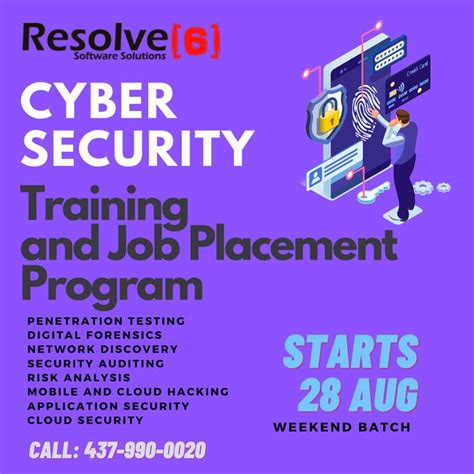 Cyber Security Training And Job Placement Program Starts On The 28th Of