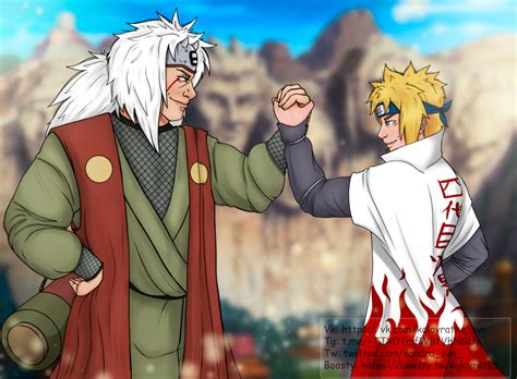 Jiraiya and Minato by KVkolovratka on DeviantArt