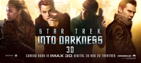 STAR TREK INTO DARKNESS Banner. STAR TREK 2 Stars Chris Pine and ...