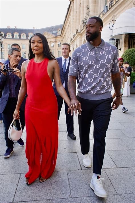 GABRIELLE UNION and Dwyane Wade Leaves Their Hotel in Paris 08/09/2024 ...