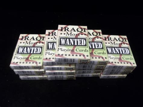 Lot Detail Hoyle Products Iraqi Most Wanted Factory Sealed Playing