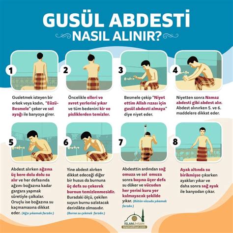 GUSÜL ABDESTİ BOY ABDESTİ NASIL ALINIR Религия Ислам