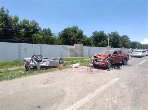 Una Persona Pierde La Vida En Choque Frontal Sobre Carretera A Mezquital