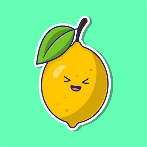 Cute Lemon Illustration 6428760 Vector Art At Vecteezy