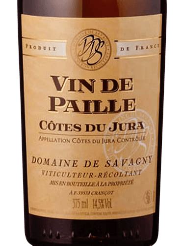 Domaine De Savagny Vin De Paille Côtes Du Jura Vivino Brasil