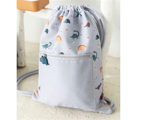 Mochila Saco Impermeable Dinos World Personalizable Tutete