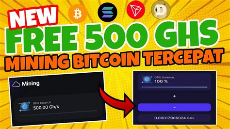 Mining Crypto Terbaru Gratis Ghs Mining Bitcoin Tercepat Solrex