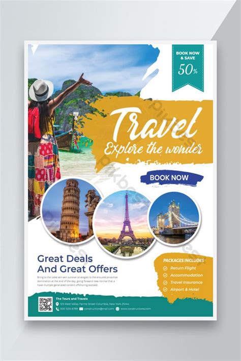 Travel Flyer Template | EPS Free Download - Pikbest