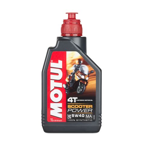 Motorolie Fuldsyntetisk Motul 4T Scooter Power 5W40 1L Prisgaranti