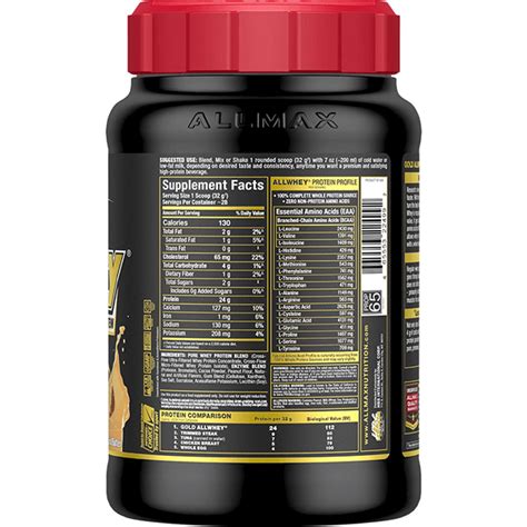 Allmax Gold Allwhey Proteina Lb Sr Nutrition