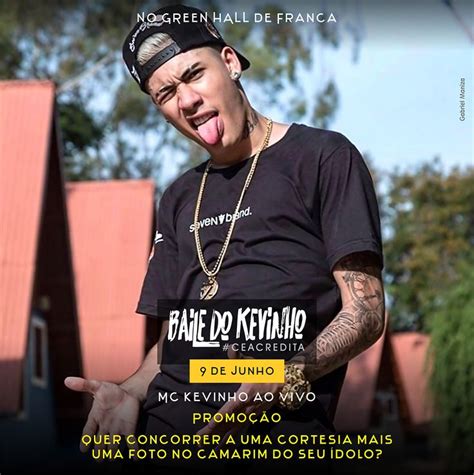 Arte Para Redes Sociais Para O Show Ao Vivo Do Mc Kevinho Em Franca SP