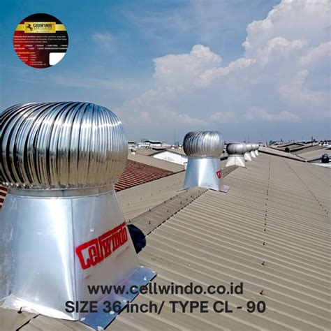 Jual TURBINE VENTILATOR CELLWINDO SIZE 36 Inch TYPE CL 90 Jakarta