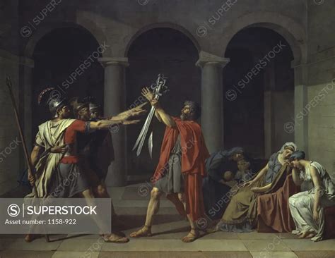 Oath Of The Horatii 1784 Jacques Louis David 1748 1825 French Oil On