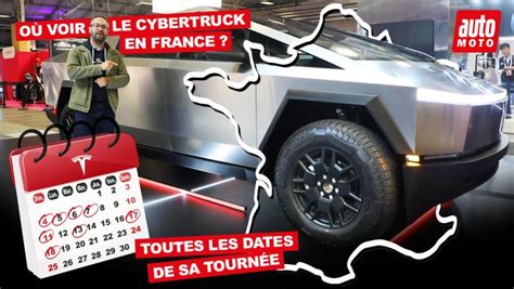 Vid O Tesla Cybertruck D Couvrez Les Lieux Et Dates De Sa Tourn E En