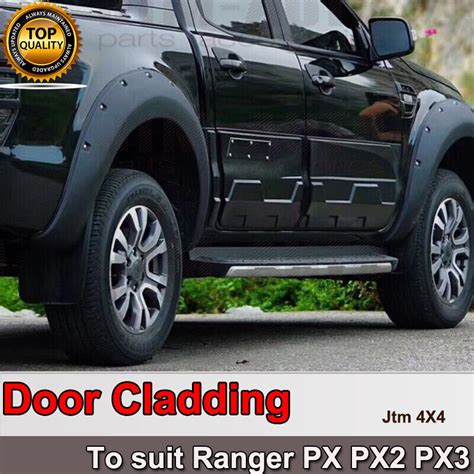 New Side Door Body Molding Cladding Trim Tosuit Ford Ranger Px Px Px