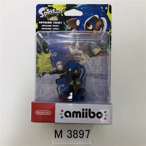 【未使用】m3897 新品 未開封 即決 Amiibo オクトリング ブルー アミーボ スプラトゥーン 青 Splatoon