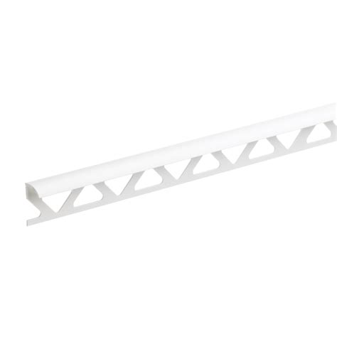 Homelux Trade Pvc Round Edge Tile Trim White 244m Premium Tile Trim