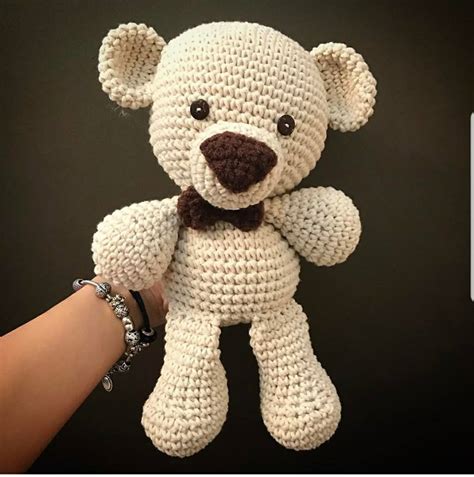 Artesanatos Fa A E Venda Ursinho Amigurumi Que Fofo