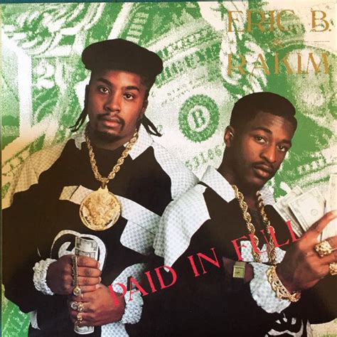 Eric B Rakim Paid In Full Vinyl Lp Album Reissue Discogs