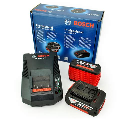 BOSCH GBA SET OF 2 BATTERIES AND CHARGER