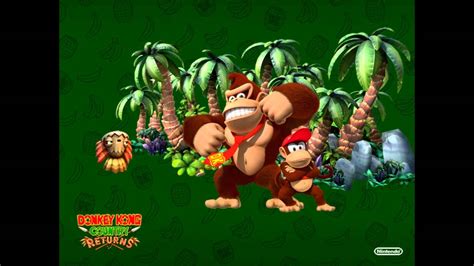 Donkey Kong Country Returns Palm Tree Groove YouTube