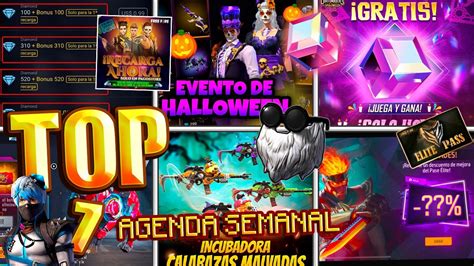 Top 7 Eventos En Agenda Semanal De Free Fire Cubo MÁgico Gratis