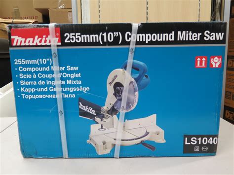 Makita 255mm 10 Compound Miter Saw Ls1040 New In Box Oahu Auctions