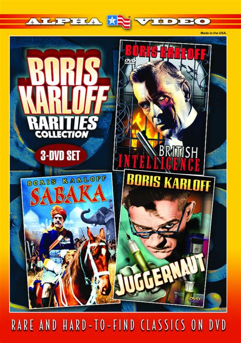 Boris Karloff Rarities Collection Dvd Dvds And Blu Rays