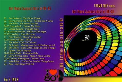 Riodvdmusic Hot Video Classics Best Of 80 Vol5 Dvd B