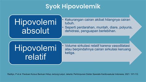 Penjelasan Mengenai Syok Hipovolemik Ppt Ppt Free Download