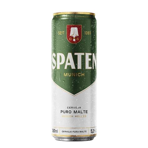 Cerveja Munich Helles Puro Malte Spaten Lata Ml P O De A Car