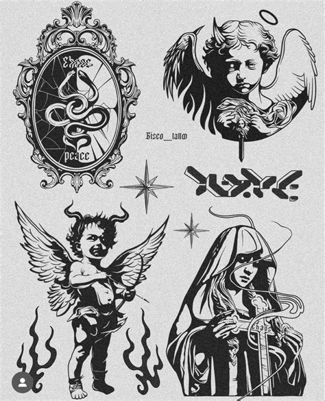 Pin by Обещаю это последняя тату on Эскизы татуировок Dark tattoo