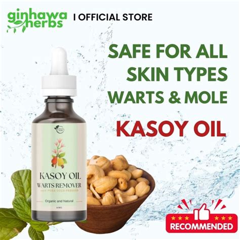 Ginhawa Herbs Warts Remover Original Kasoy Oil Extract Skin Tags