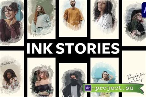 Videohive Instagram Ink Historical Stories For After Effects