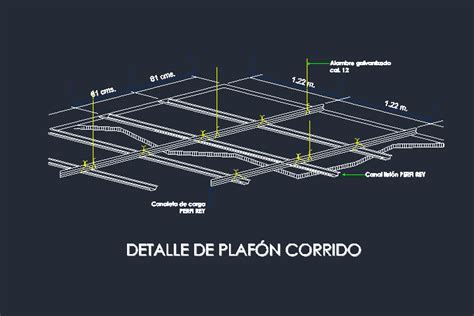 Plaf N Detalles En Autocad Descarga En Dwg