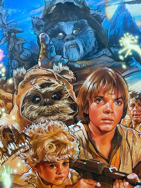 STAR WARS Poster Artist Drew Struzan Shares Original Art For THE EWOK ...