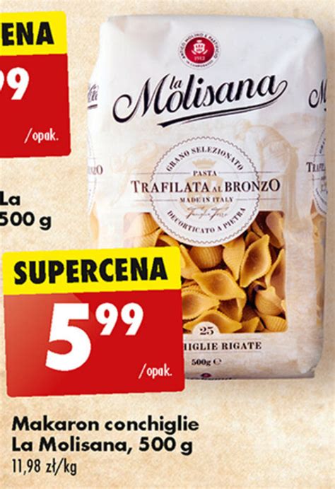 Promocja Makaron Conchiglie La Molisana 500 G W Biedronka