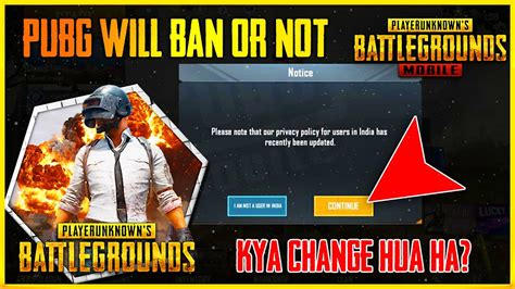 Big Update Regarding Pubg Mobile Ban In India Must Watch Pubg