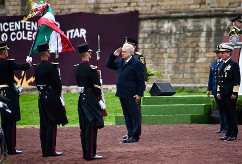 AMLO conmemora los 200 años del Heroico Colegio Militar en Perote Veracruz