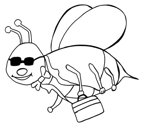 Printable Bumble Bee Coloring Pages For Kids Cool2bkids