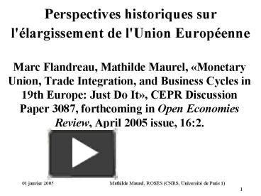 PPT Perspectives Historiques Sur L PowerPoint Presentation Free To