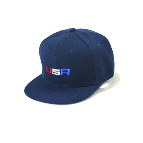 Outdoor Unisex Panel Custom Embroidery Logo Simple Flat Brim Snapback