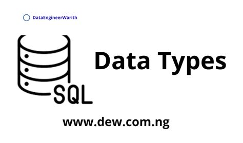 Understanding Data Types In Sql A Comprehensive Guide Dataengineerwarith