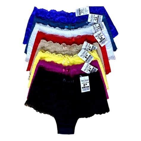 Kit Calcinha Cinta Cotton Algodão Alta Pala Renda Atacado Lingerie